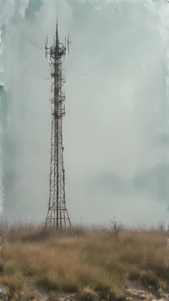 torre de comunicaciones abandonada